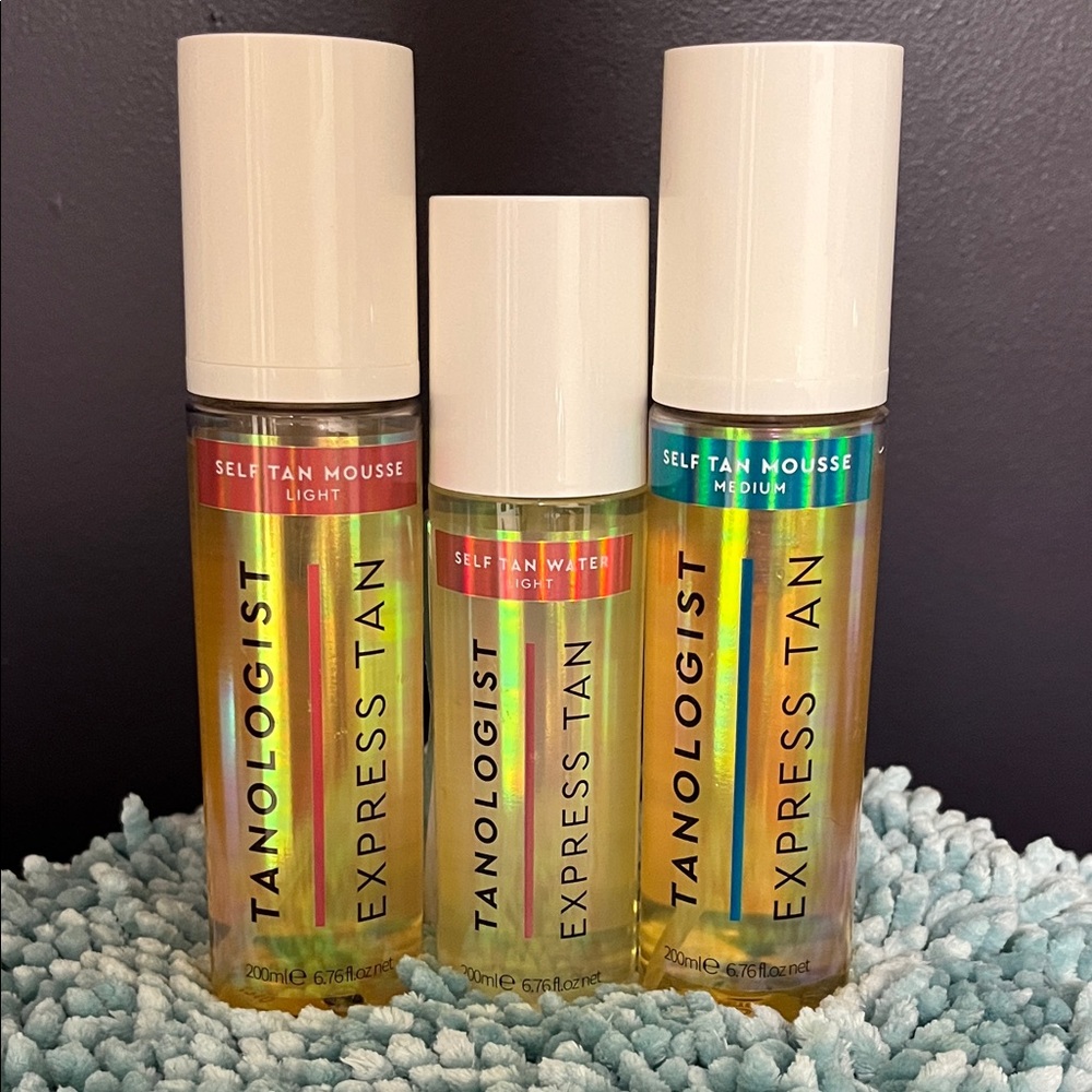 Tanologist Express Tan Self Tan Mousse and Water Trio - Light and Medium